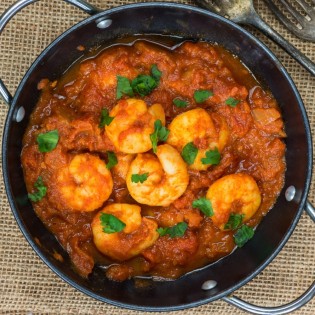 Red Chilli Prawn Masala
